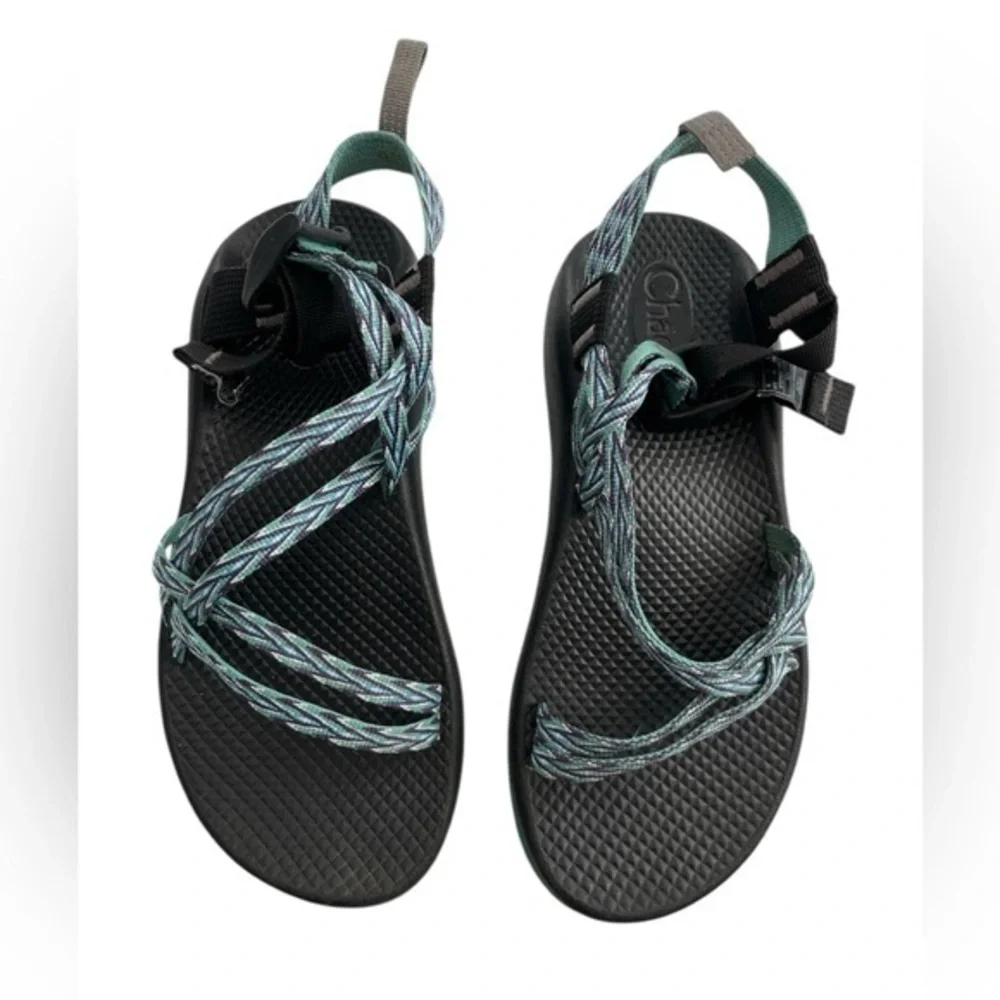 Chaco Kids Sandals - Black and Teal